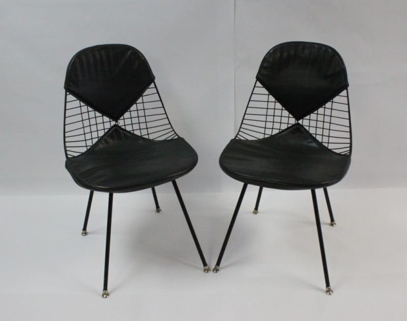 Eames-Herman-Miller-Black-Wire-Bikini-Chairs