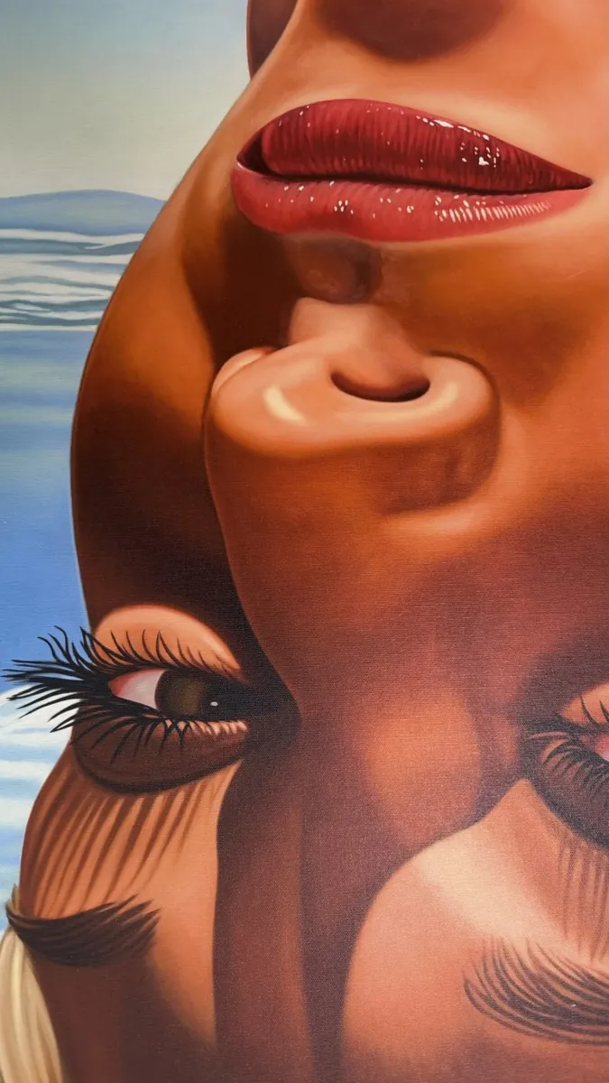 Modern figurative artwork featured in the Palm Beach auction